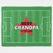 Beste in het spel Voetbal gepersonaliseerde gift Fleece Deken (Voorkant (Horizontaal))