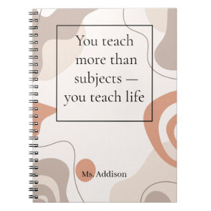 Beste inspirerende cadeau voor leraren notitieboek