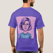 Beste internet marketeer Comic T-shirt (Achterkant)