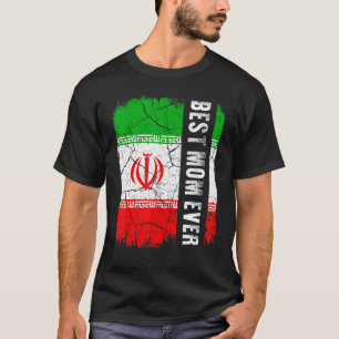 Beste Iraanse mam ooit Iran vlag Moederdag T-shirt