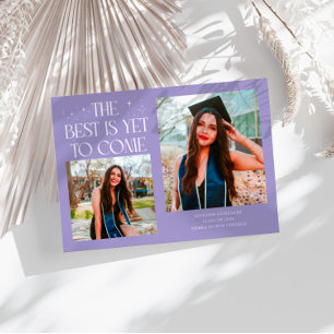Beste Is Nog Te Komen Lilac Grad Foto Aankondiging