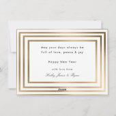 Beste jaar ooit feestdagenkaart (Achterkant)