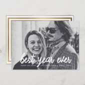 Beste jaar ooit feestdagenkaart (Voorkant / Achterkant)