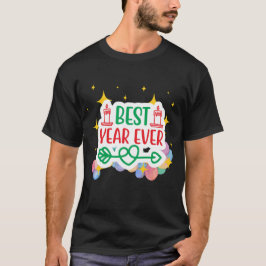 Beste jaar ooit Sparkle Balloons T-shirt