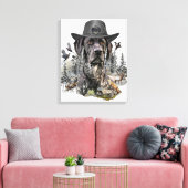 Beste jachthonden (SAP) Canvas Afdruk (Insitu (Woonkamer))