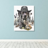Beste jachthonden (SAP) Canvas Afdruk (Insitu (Houten vloer))
