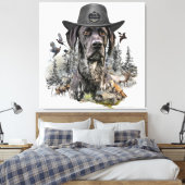 Beste jachthonden (SAP) Canvas Afdruk (Insitu (Slaapkamer))
