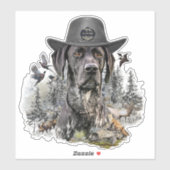 Beste jachthonden (SAP) Sticker (Vel)
