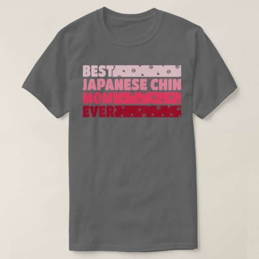 Beste Japanse Chin Mam ooit T-shirt (Design voorkant)