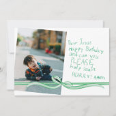 Beste Jezus met kerstkaart (Voorkant)