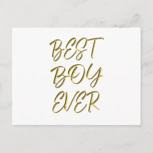 Beste jongen ooit briefkaart