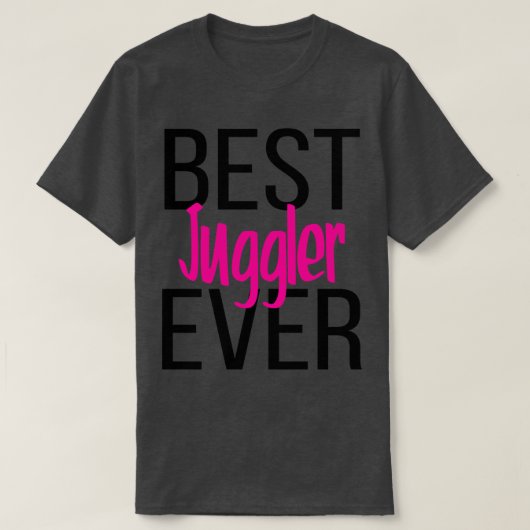 Beste jongleur ooit 4 t-shirt (Design voorkant)