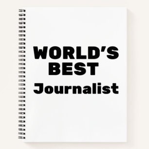 Beste journalist ter wereld notitieboek