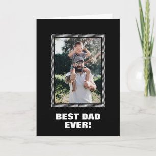 Beste Kaart van de Foto van Pap Ever Aangepaste Fo