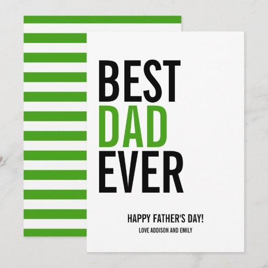 Beste Kaart van Pap Ever (Voorkant / Achterkant)