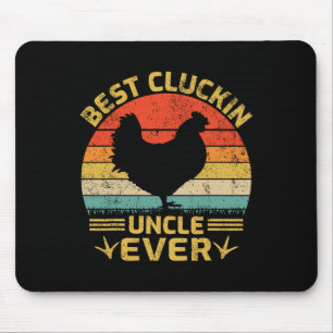 Beste Kakkende Oom Ooit Vintage Kip Oom Vaderdag Muismat