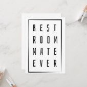 🖤 beste kamergenoot ooit kaart (Voorkant / Achterkant in situ)