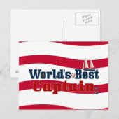 Beste kapitein werelden briefkaart (Voorkant / Achterkant)