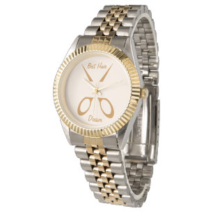 Beste Kapsalon Gouden Schaar Horloge Salon Gift