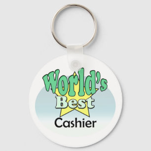 Beste kassier ter wereld sleutelhanger