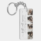 Beste kat mam: aangepaste Moederdag kat foto Sleutelhanger (Voorkant Links)