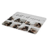 Beste kat mam: aangepaste Moederdag kat foto Snijplank (Hoek)