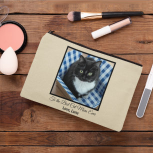 Beste kat mam ooit aangepaste foto en tekst etui