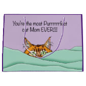 Beste kat mam ooit! Moederdag Groot Cadeauzakje (Voorkant)