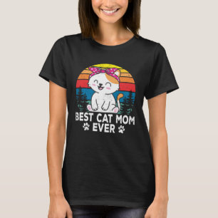 Beste Kat Moeder Leuke Katten Eigenaar Huisdieren T-shirt