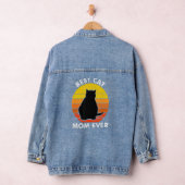 Beste Kat Moeder Ooit Kat voor Vrouwen Mama Kat Denim Jacket (Hangar)