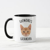 Beste kat opa cadeau voor kat liefhebber eigenaar  mok (Links)