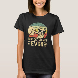 Beste kat opa ooit Bump Fit Vaderdag Papa  T-shirt