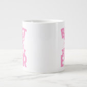 Beste kat pa ooit - kat Silhouette Extra Grote Beker (Voorkant)