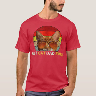 beste kat pap ooit grappige Vaderdag T-shirt