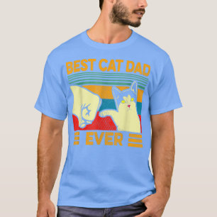 Beste kat pap ooit Mannen passen op vaderdag T-shirt