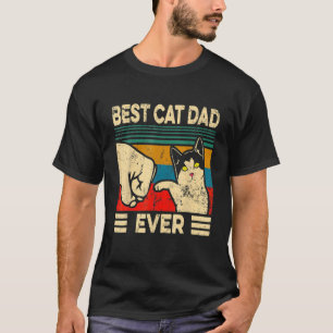 Beste kat pap ooit Mannen passen op vaderdag T-shirt