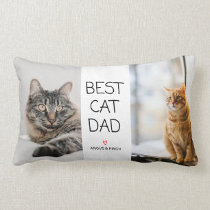 Beste kat papa Lumbar Pillow Kussen