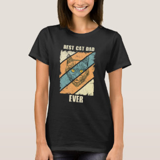 Beste kat papa met kat t-shirt