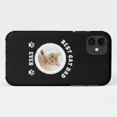 Beste kat papa ooit aangepaste foto aangepast Case-Mate iPhone case (Achterkant (horizontaal))