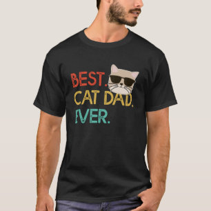 Beste kat papa ooit grote kat papa kat t-shirt