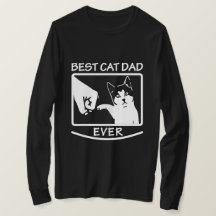 Beste kat papa ooit - Lange hoes Shirt