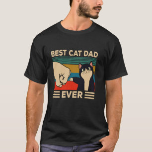Beste kat papa ooit papa poot vuist bump miauw kit t-shirt