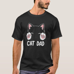 Beste Kat Vader Kater Kat Liefhebber Kat Pootjes K T-shirt
