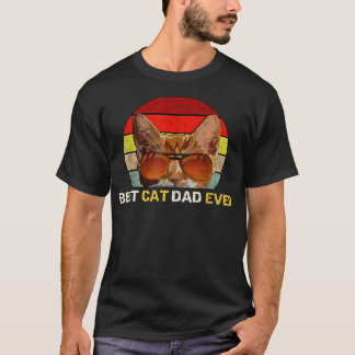 Beste kat vader ooit beste grappige rek t-shirt
