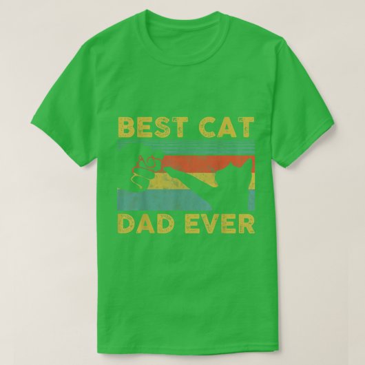  beste kat vader ooit bump fitboy t-shirt (Design voorkant)