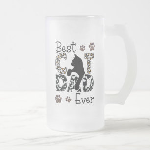 Beste kat vader ooit, kat pap luipaard, kat pap gi matglas bierpul