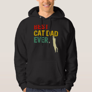 Beste kat vader ooit kat papa vaderdag hoodie