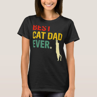 Beste kat vader ooit kat papa vaderdag t-shirt