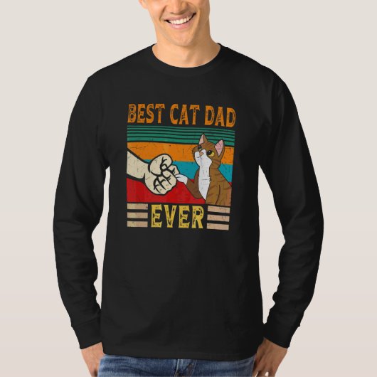 Beste kat vader ooit kat vader 2 t-shirt (Voorkant)