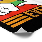 beste kat vader ooit Mannen bult flauwvallen Poster (Hoek)